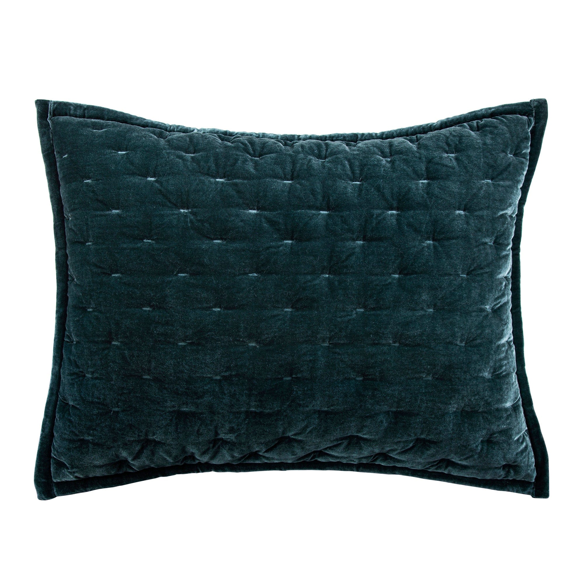 Stella Faux Silk Velvet Pintuck Pillow Sham