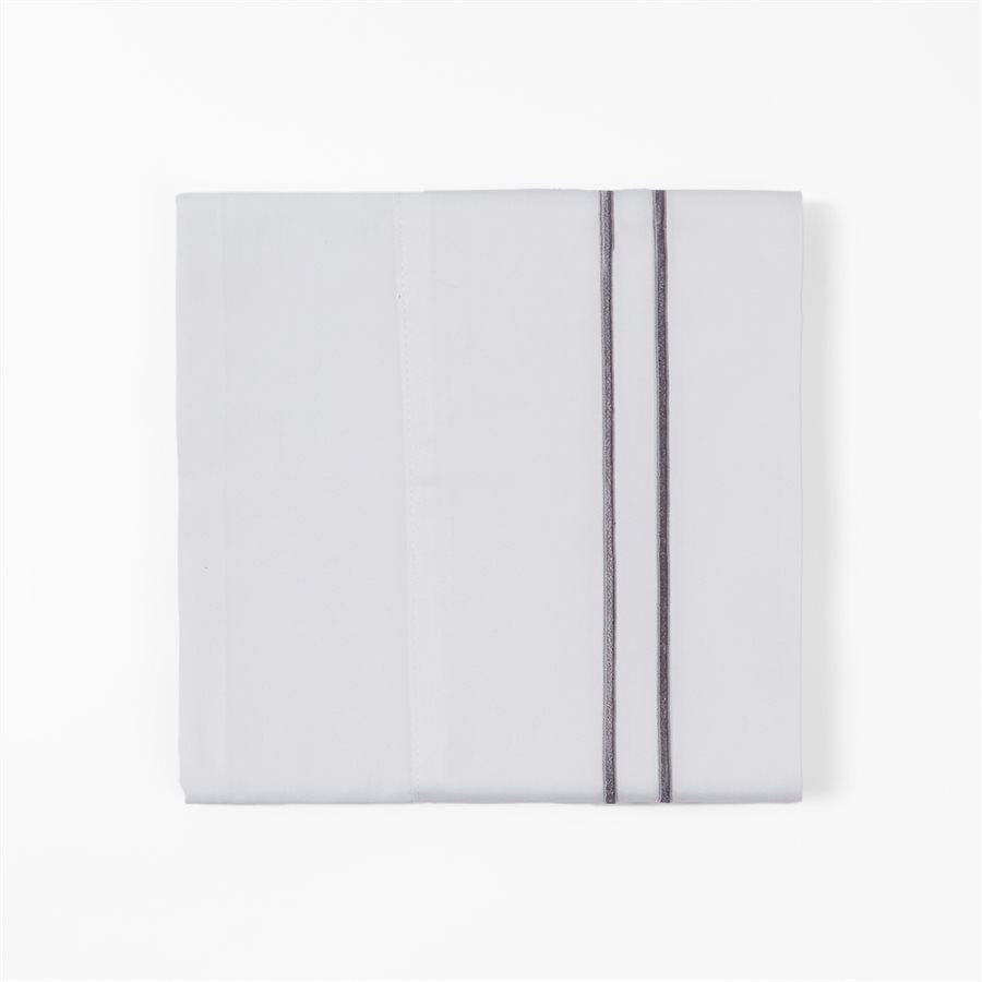 350TC Embroidery Stripe Sheet Set, King, Gray