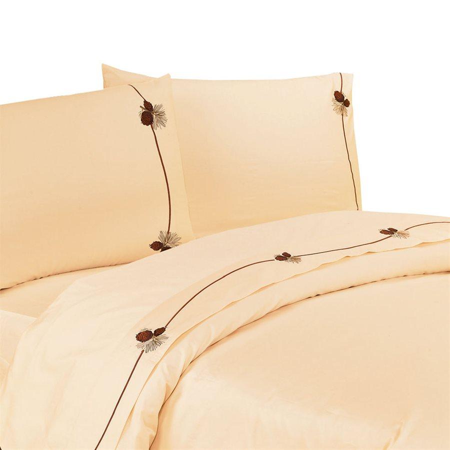 350TC Pine Cone Sheet Set, Cream