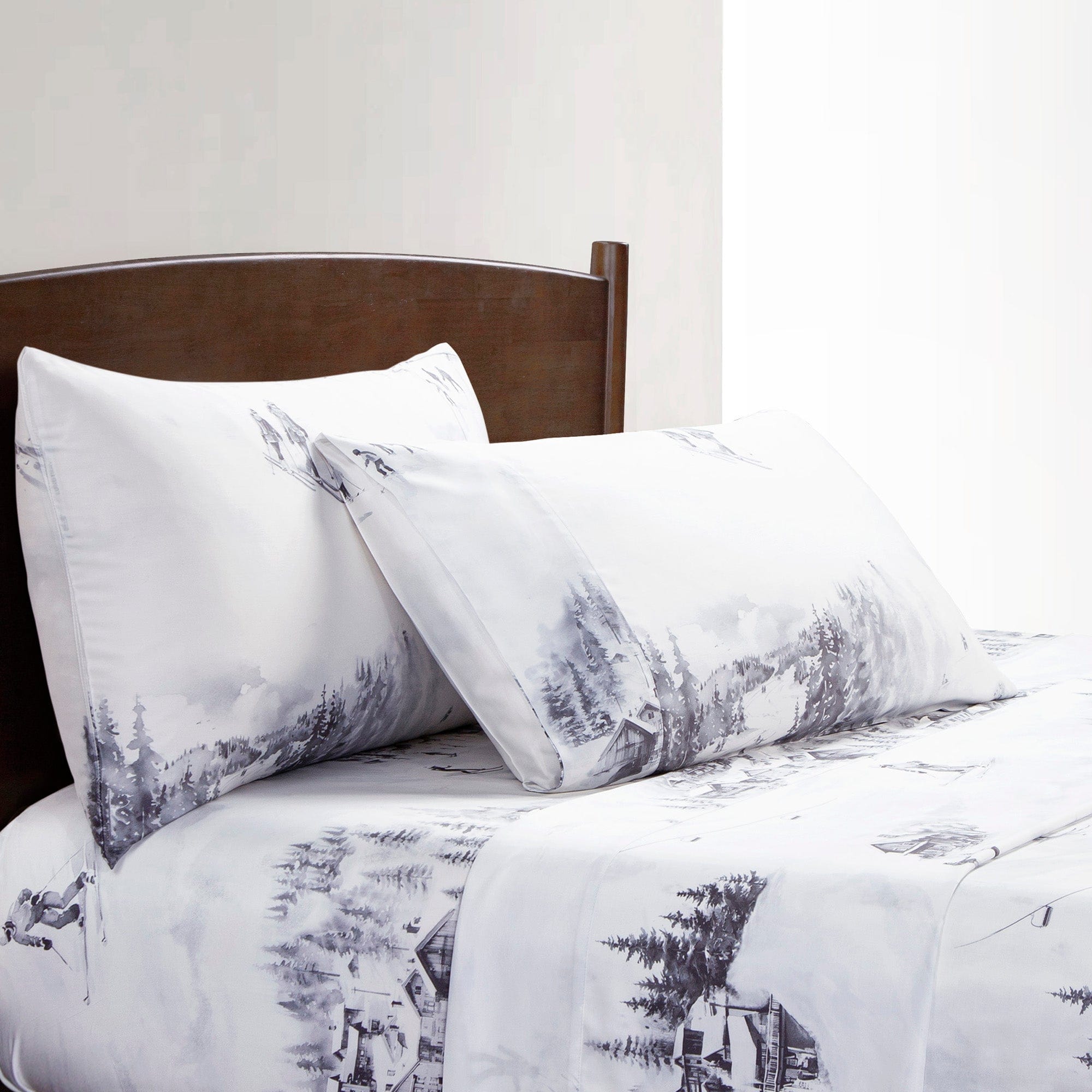 Ski Life Eucalyptus Sheet Set