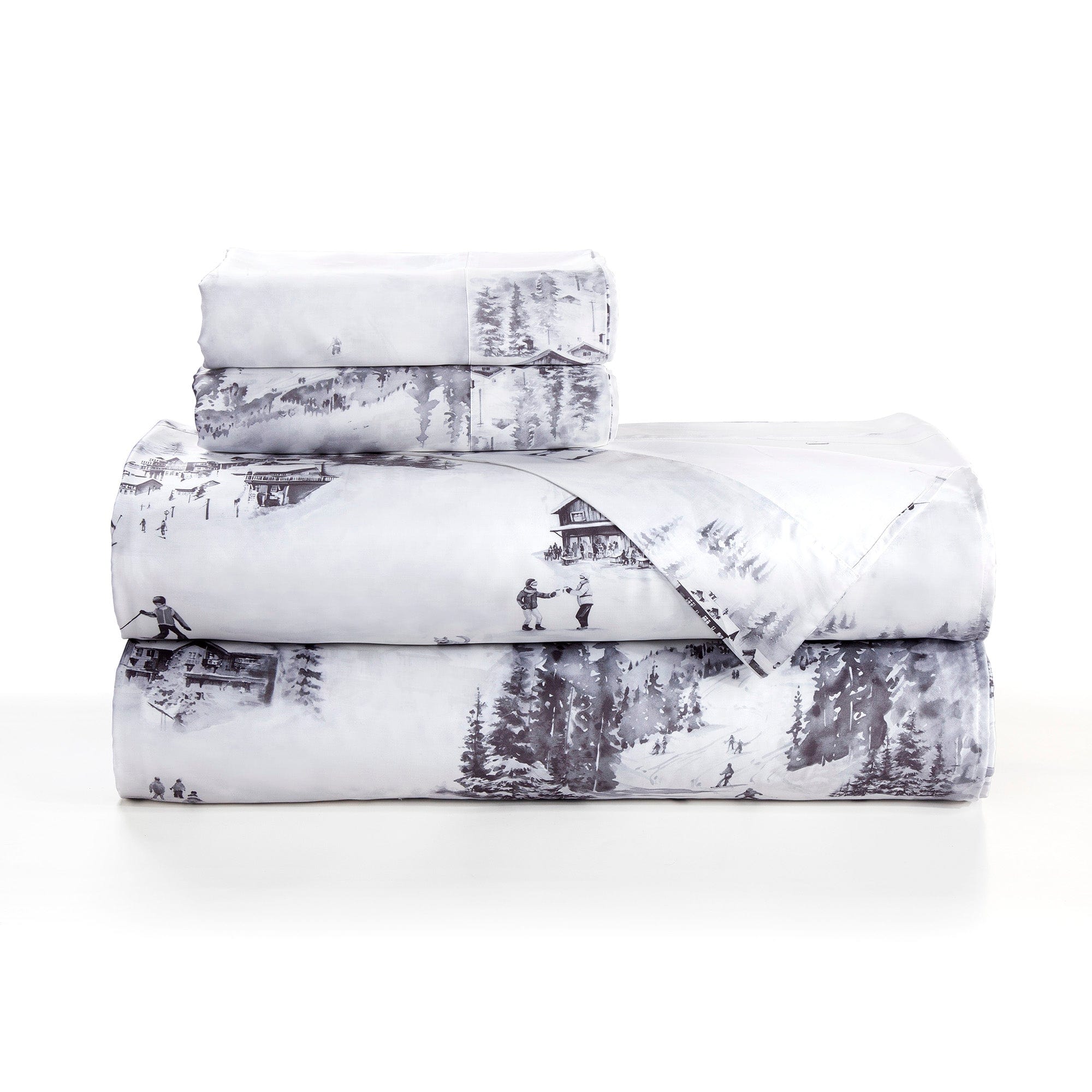 Ski Life Eucalyptus Sheet Set