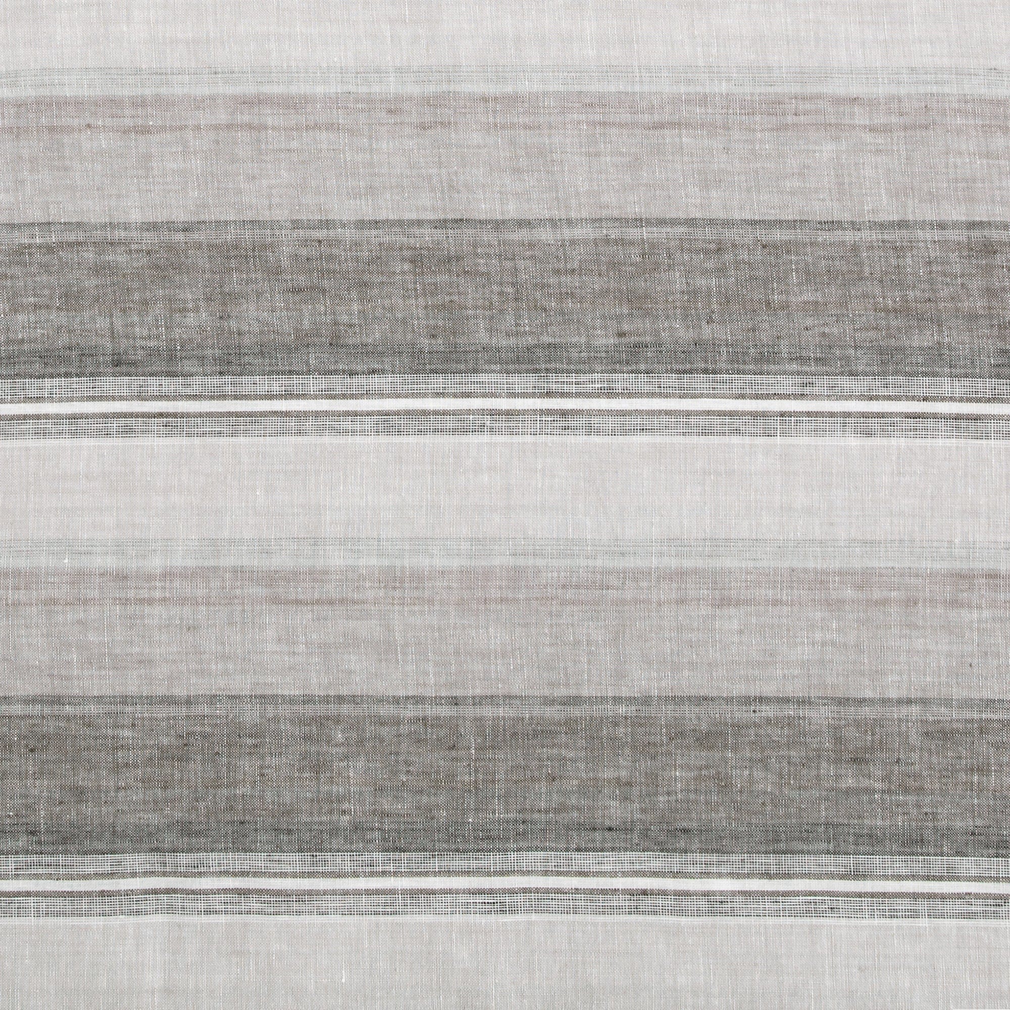 100% French Flax Linen Variegated Stripe Swatch