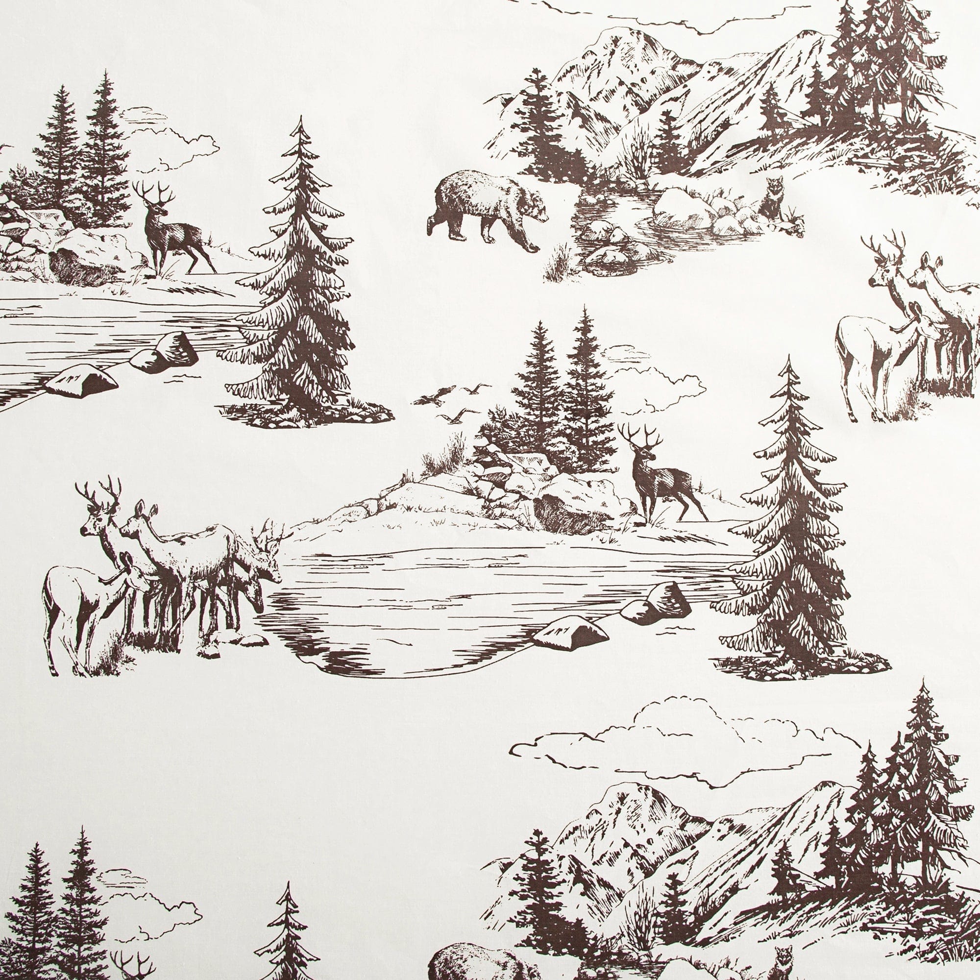 200TC Cotton White Pine Sheet Swatch