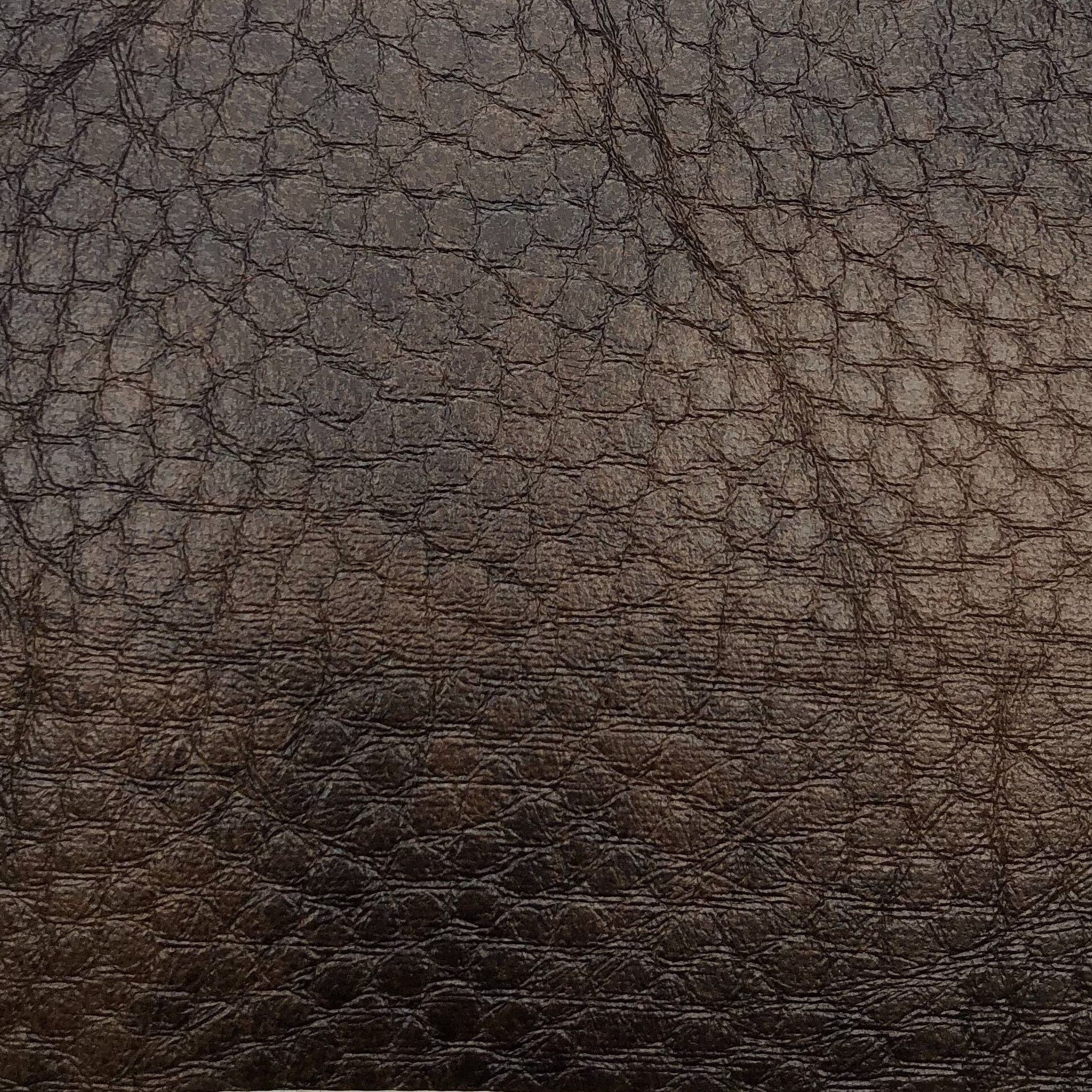 Brown Leather Reversible Swatch