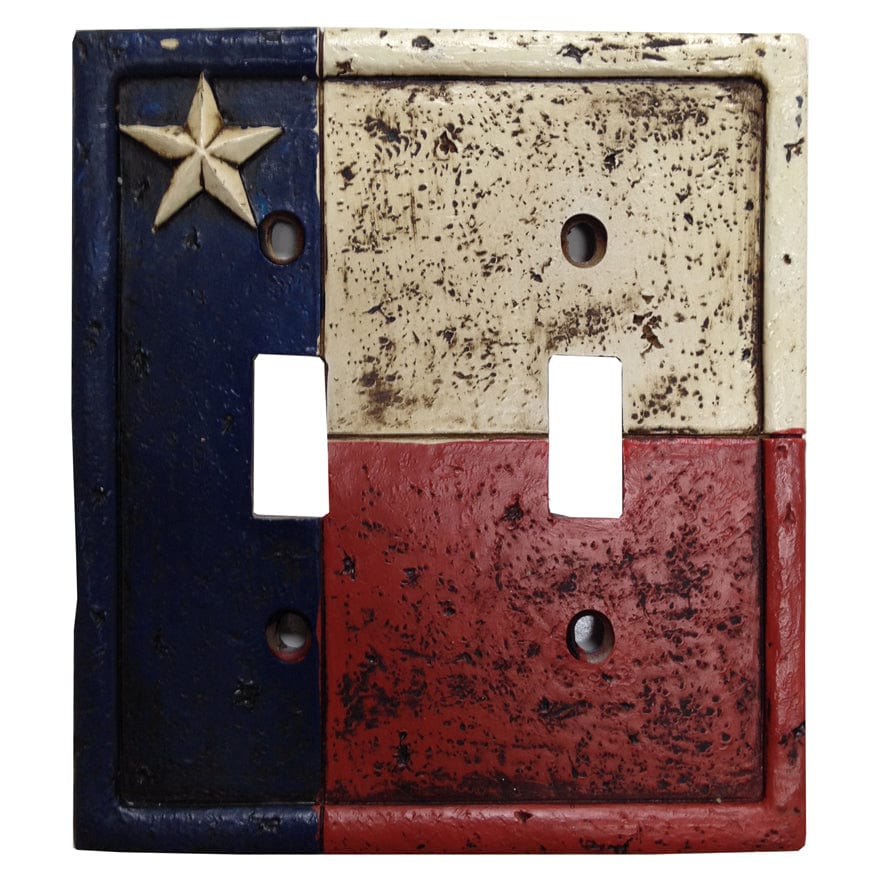 Texas Double Switch Wall Plate