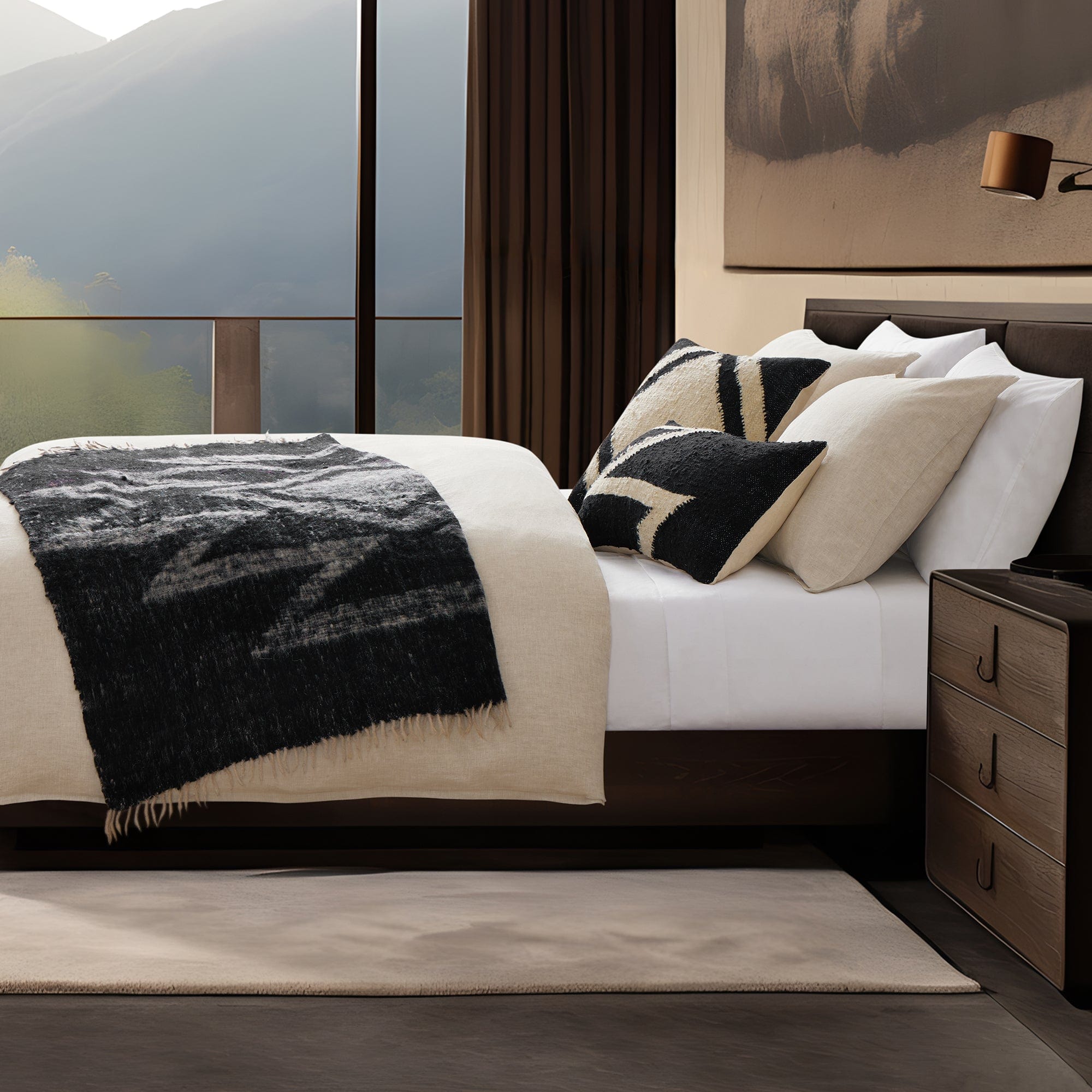 Antigua 100% Wool Handwoven Throw Blanket