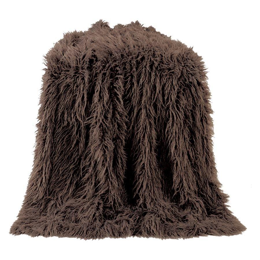Mongolian Faux Fur Throw Blanket