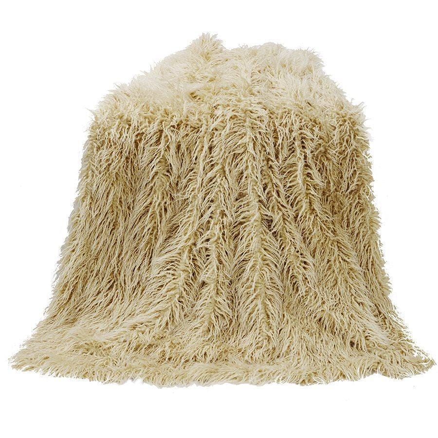 Mongolian Faux Fur Throw Blanket