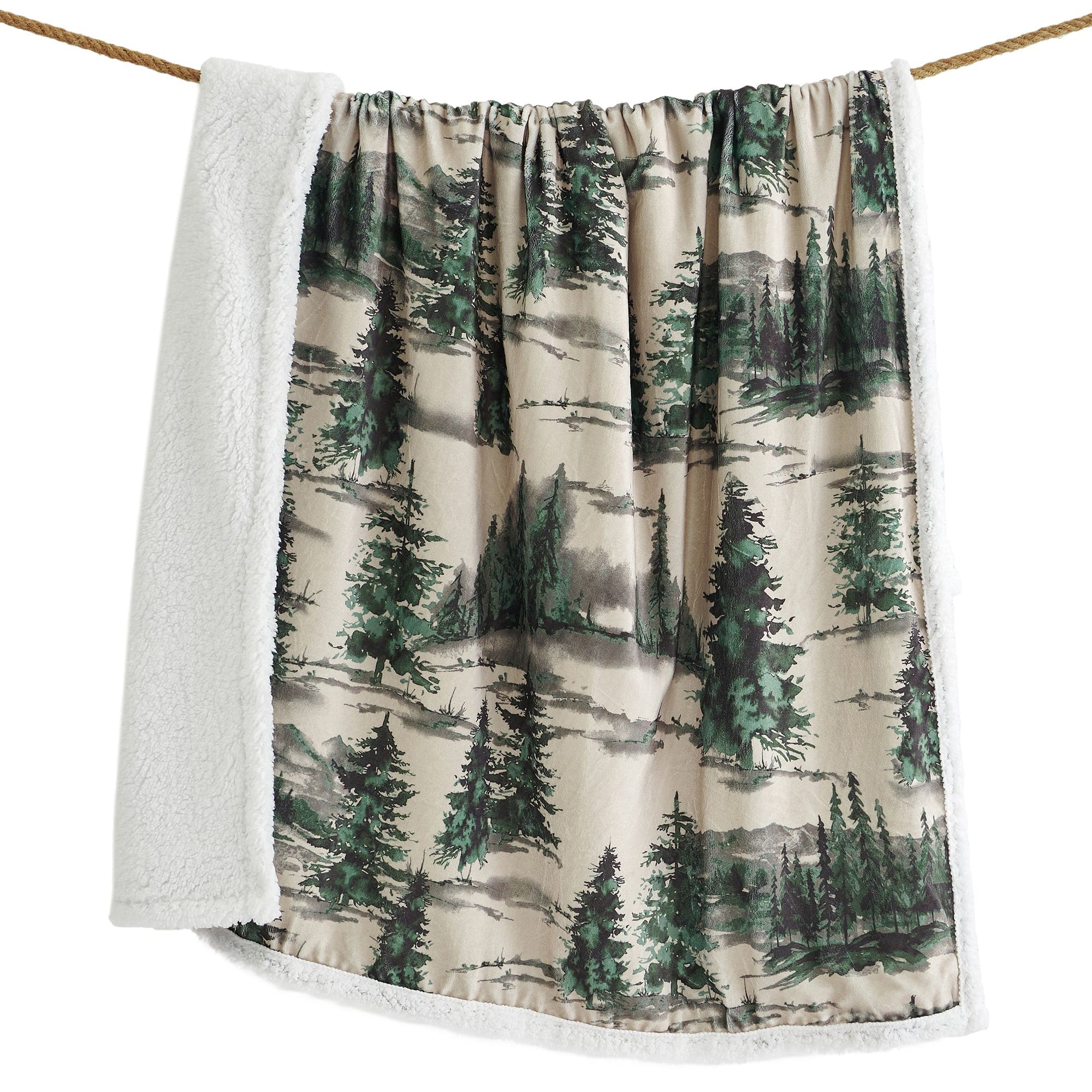 Joshua Campfire Sherpa Throw