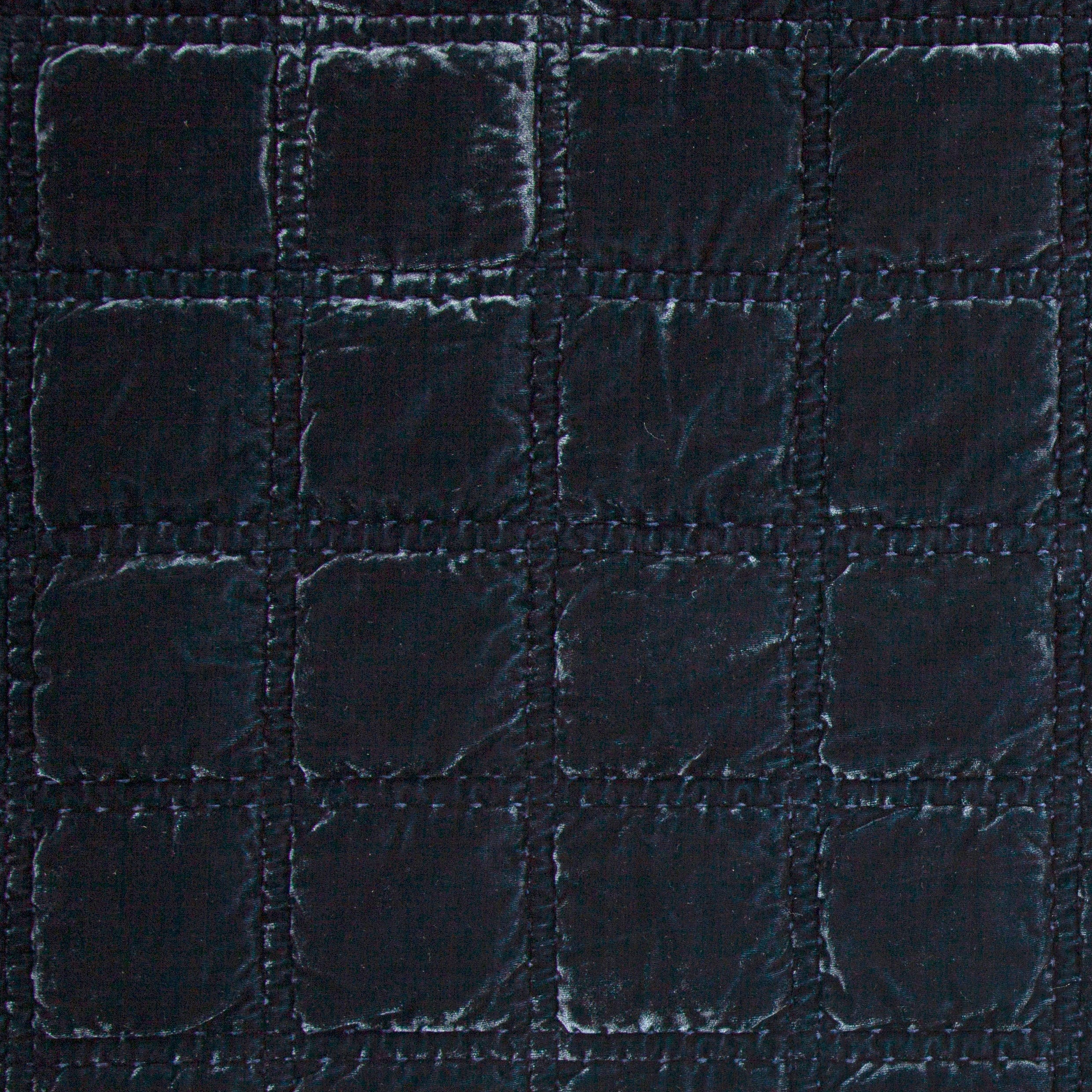Stella Faux Silk Velvet Double Box Stitch Throw