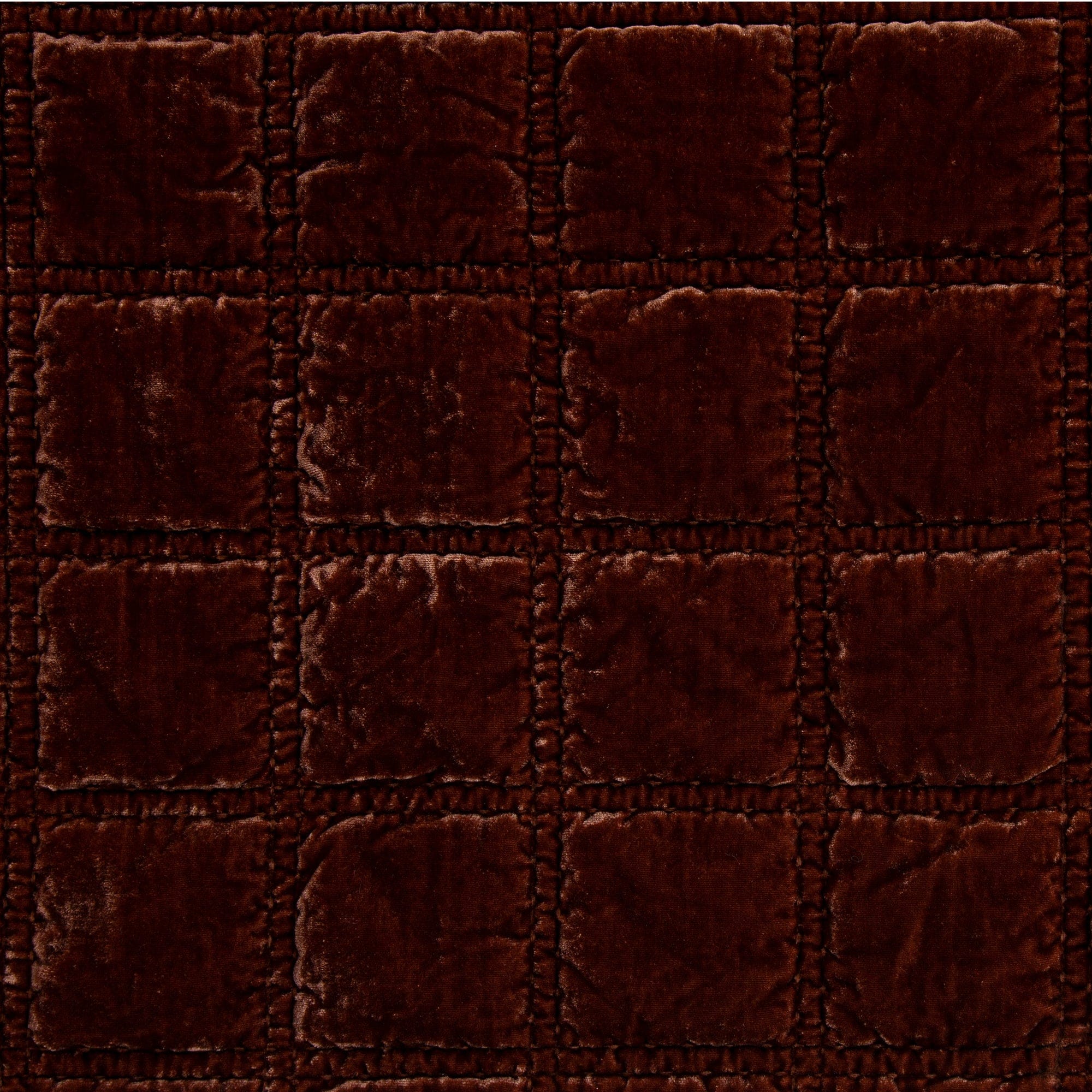 Stella Faux Silk Velvet Double Box Stitch Throw