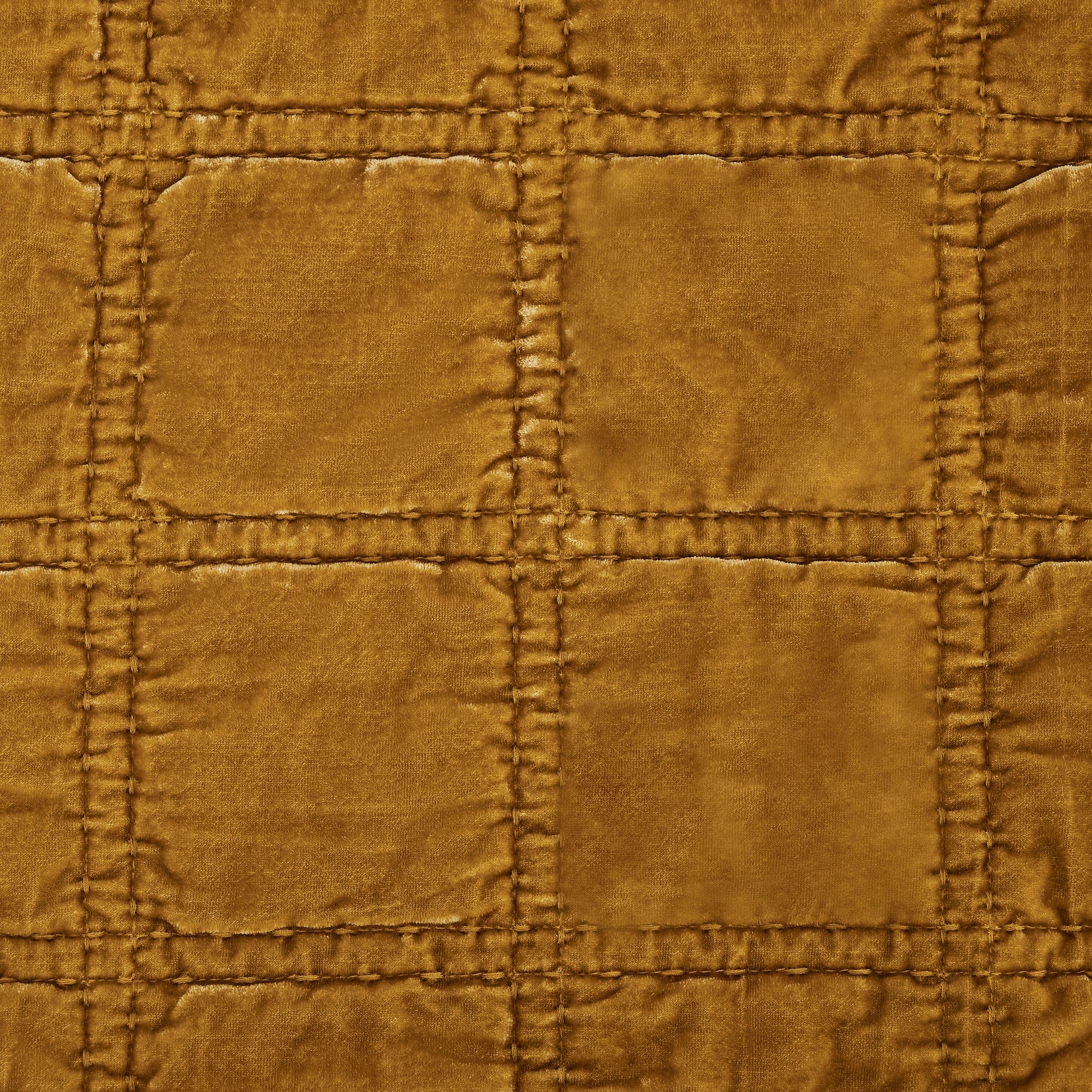Stella Faux Silk Velvet Double Box Stitch Throw