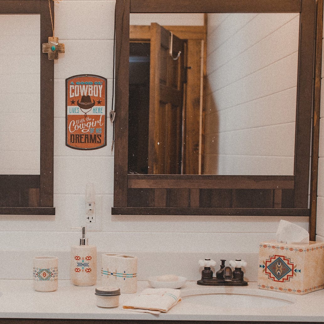 Spirit Valley Ceramic Tissue Box Cover