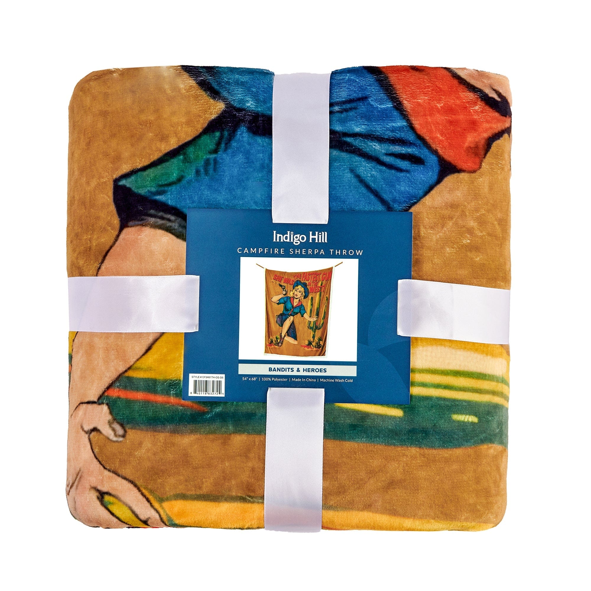 Gunslinger Campfire Sherpa Throw