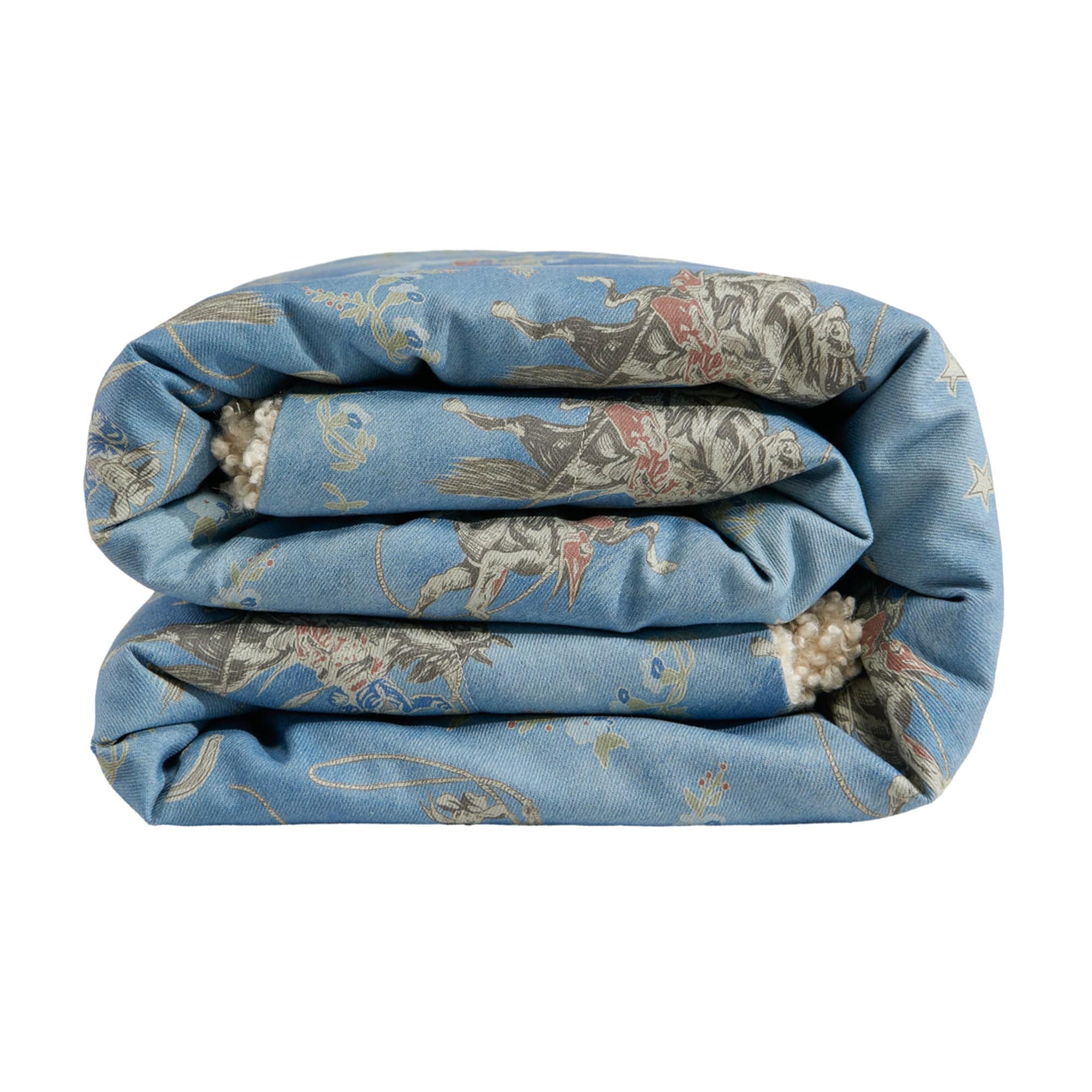 Lee Western Washed Denim Teddy-Backed Throw